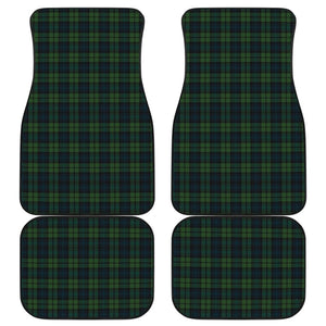 Black Watch Plaid Tartan Car Floor Mats 210201 - YourCarButBetter