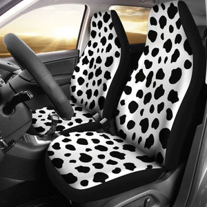 Black & White Cow Skin Car Seat Covers Amazing 144730 - YourCarButBetter