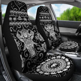 Black & White Elephant Car Seat Covers 101819 - YourCarButBetter