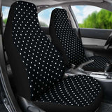 Black White Polka Dot Car Seat Covers 143731 - YourCarButBetter