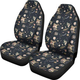 Black With Boho Dreamcatcher Pattern Car Seat Covers 102918 - YourCarButBetter