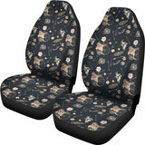 Black With Boho Pattern Car Seat Covers 105905 - YourCarButBetter