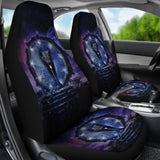 Black Wolf Galaxy Native Car Seat Covers 093223 - YourCarButBetter