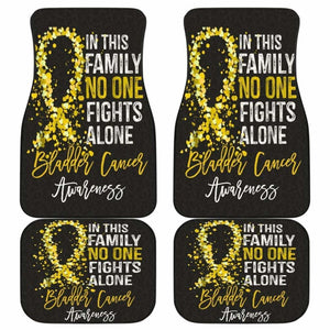 Bladder Cancer No One Fights Alone Car Floor Mats 210101 - YourCarButBetter