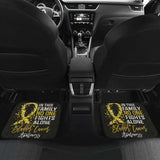 Bladder Cancer No One Fights Alone Car Floor Mats 210101 - YourCarButBetter