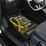 Bladder Cancer No One Fights Alone Car Floor Mats 210101 - YourCarButBetter