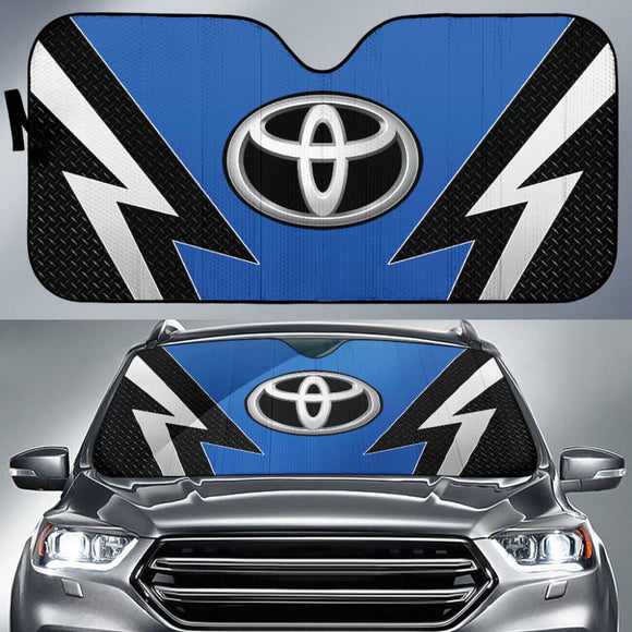 Blue And Black Toyota Amazing Style Car Auto Sun Shades Custom 1 210601 - YourCarButBetter