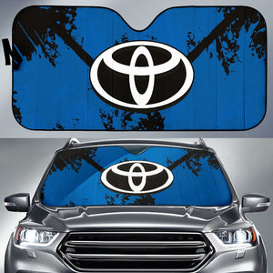 Blue And Black Toyota Amazing Style Car Auto Sun Shades Custom 3 211001 - YourCarButBetter