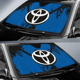 Blue And Black Toyota Amazing Style Car Auto Sun Shades Custom 3 211001 - YourCarButBetter