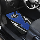 Blue And Black Toyota Amazing Style Car Floor Mats Custom 1 210601 - YourCarButBetter