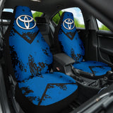 Blue And Black Toyota Amazing Style Car Seat Covers Custom 3 211001 - YourCarButBetter