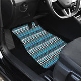 Blue Aztec Pattern Car Floor Mats 211001 - YourCarButBetter