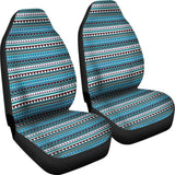 Blue Aztec Pattern Car Seat Covers 211001 - YourCarButBetter