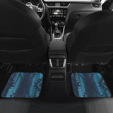 Blue Boho Aztec Streaks Car Floor Mats 094209 - YourCarButBetter