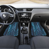 Blue Boho Aztec Streaks Car Floor Mats 094209 - YourCarButBetter