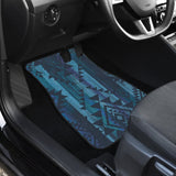 Blue Boho Aztec Streaks Car Floor Mats 094209 - YourCarButBetter