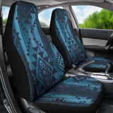 Blue Boho Aztec Streaks Car Seat Covers 110424 - YourCarButBetter