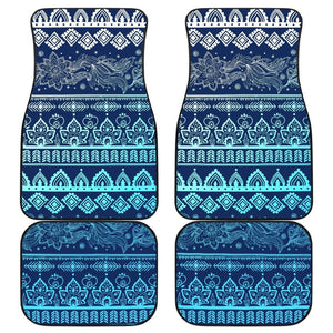 Blue Boho Car Floor Mats 094209 - YourCarButBetter