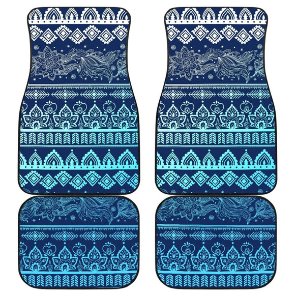 Blue Boho Car Floor Mats 094209 - YourCarButBetter