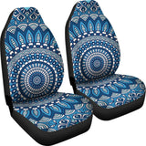 Blue Boho Mandala Car Seat Covers 093223 - YourCarButBetter