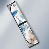 Blue Butterfly Pattern Car Auto Sun Shades 172609 - YourCarButBetter