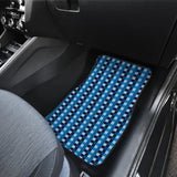 Blue Checked Buffalo Plaid Amazing Car Floor Mats 211606 - YourCarButBetter