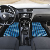 Blue Checked Buffalo Plaid Amazing Car Floor Mats 211606 - YourCarButBetter