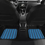 Blue Checked Buffalo Plaid Amazing Car Floor Mats 211606 - YourCarButBetter