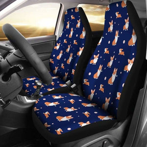 Blue Corgi Car Seat Cover 102802 - YourCarButBetter