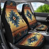 Blue Diamond Triangles Native American Car Seat Covers 093223 - YourCarButBetter