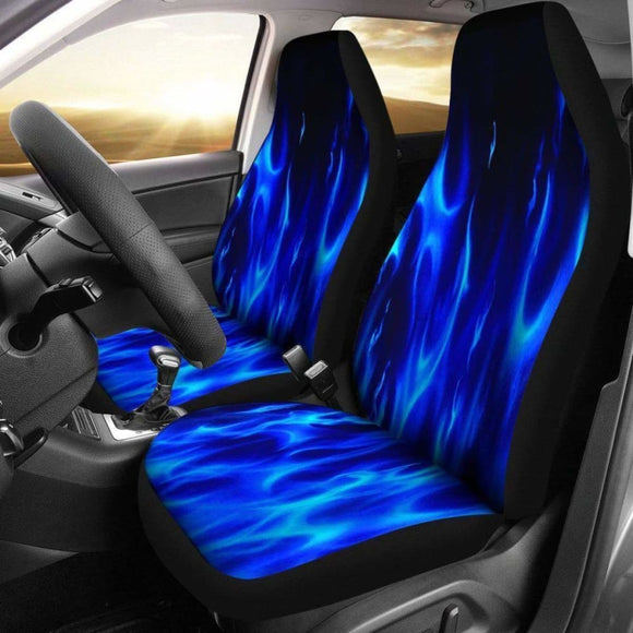 Blue Flames Design Seat Covers 181703 - YourCarButBetter