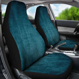 Blue Grey Grunge Car Seat Covers 232125 - YourCarButBetter