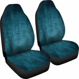 Blue Grey Grunge Car Seat Covers 232125 - YourCarButBetter