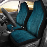 Blue Grey Grunge Car Seat Covers 232125 - YourCarButBetter