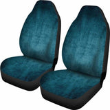 Blue Grey Grunge Car Seat Covers 232125 - YourCarButBetter