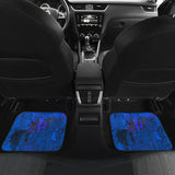 Blue Grunge Art Car Floor Mats 210202 - YourCarButBetter