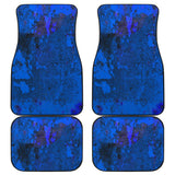 Blue Grunge Art Car Floor Mats 210202 - YourCarButBetter