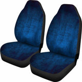 Blue Grunge Car Seat Covers 232125 - YourCarButBetter