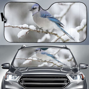 Blue Jay Algonquin Provincial Park Canada Car Sun Shade 550317 - YourCarButBetter