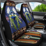 Blue MandalaNative Car Seat Cover 093223 - YourCarButBetter