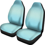 Blue Mermaid Scales Fish Scales Underwater Car Seat Covers 212001 - YourCarButBetter
