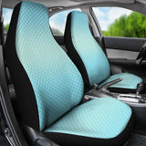 Blue Mermaid Scales Fish Scales Underwater Car Seat Covers 212001 - YourCarButBetter