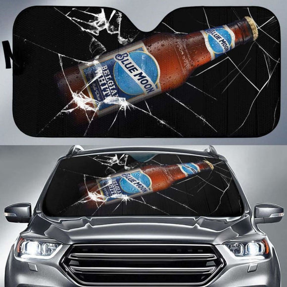 Blue Moon Auto Sun Shade Car Sun Visor For Beer Lover 172609 - YourCarButBetter
