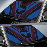 Blue Mustang Car Auto Sun Shades Custom 2 210801 - YourCarButBetter