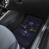 Blue Panther With Yellow Eyes Car Floor Mats 212601 - YourCarButBetter