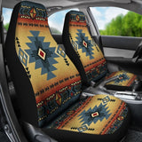Blue Pattern Native American Car Seat Covers 093223 - YourCarButBetter