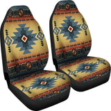 Blue Pattern Native American Car Seat Covers 093223 - YourCarButBetter