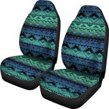 Blue Pattern Native Car Seat Cover 093223 - YourCarButBetter