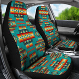 Blue Pattern Native Car Seat Covers 093223 - YourCarButBetter