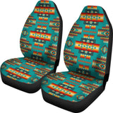 Blue Pattern Native Car Seat Covers 093223 - YourCarButBetter